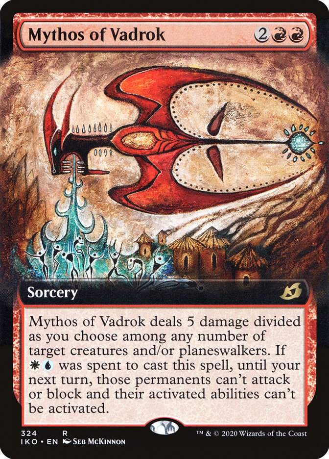 Mythos of Vadrok (Extended Art) [Ikoria: Lair of Behemoths] | Tables and Towers