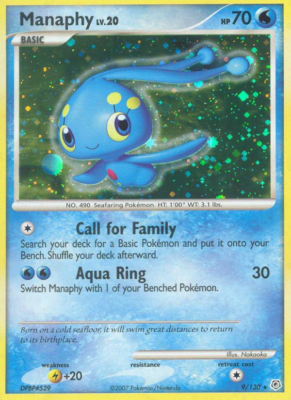 Manaphy (9/130) [Diamond & Pearl: Base Set] | Tables and Towers