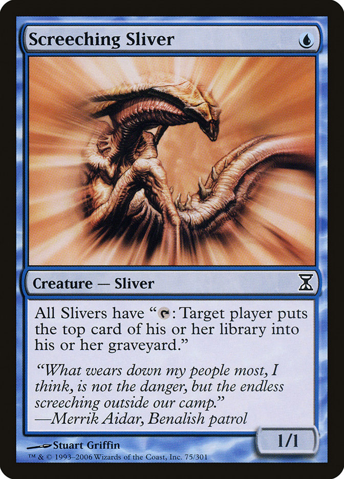 Screeching Sliver [Time Spiral] | Tables and Towers