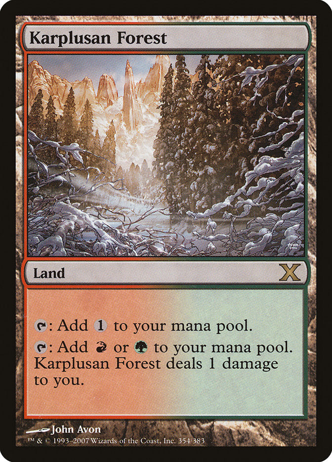 Karplusan Forest [Tenth Edition] | Tables and Towers