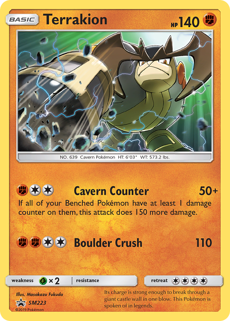 Terrakion (SM223) [Sun & Moon: Black Star Promos] | Tables and Towers