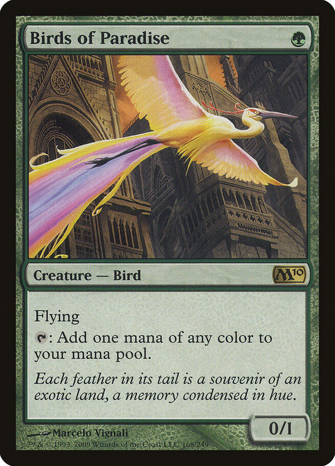 Birds of Paradise [Magic 2010] | Tables and Towers