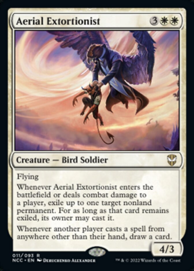 Aerial Extortionist [Streets of New Capenna Commander] | Tables and Towers