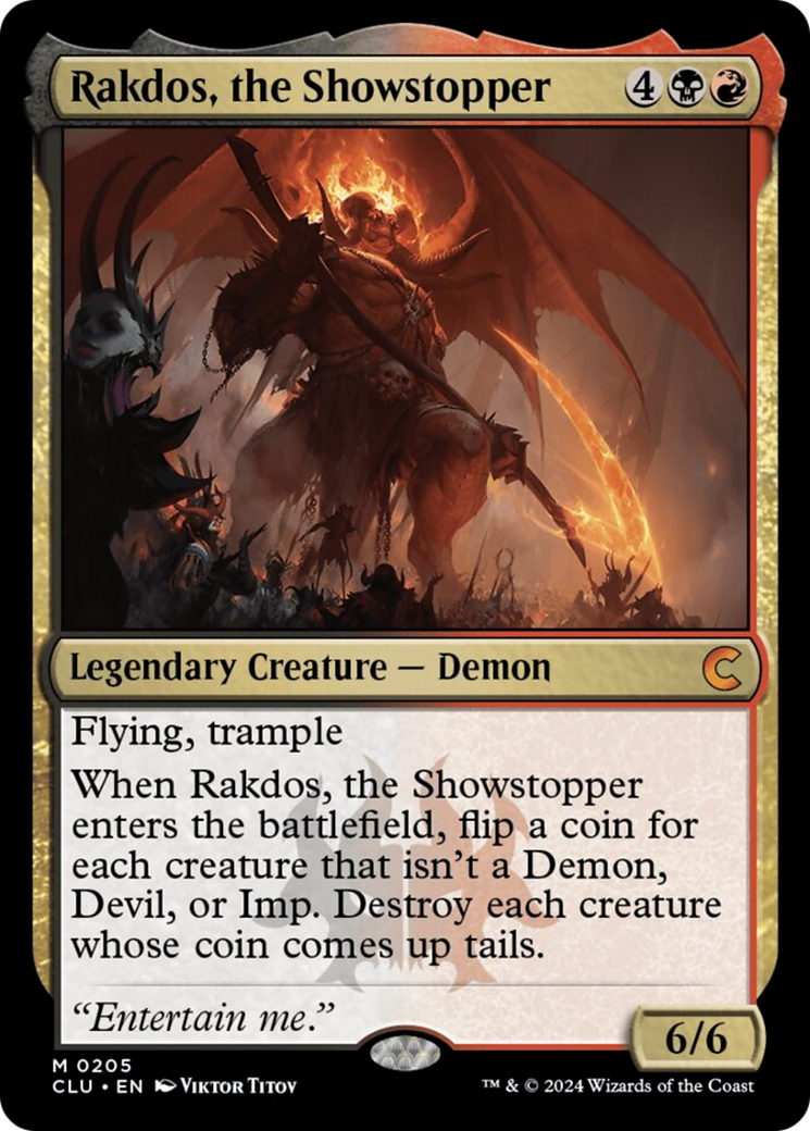 Rakdos, the Showstopper [Ravnica: Clue Edition] | Tables and Towers