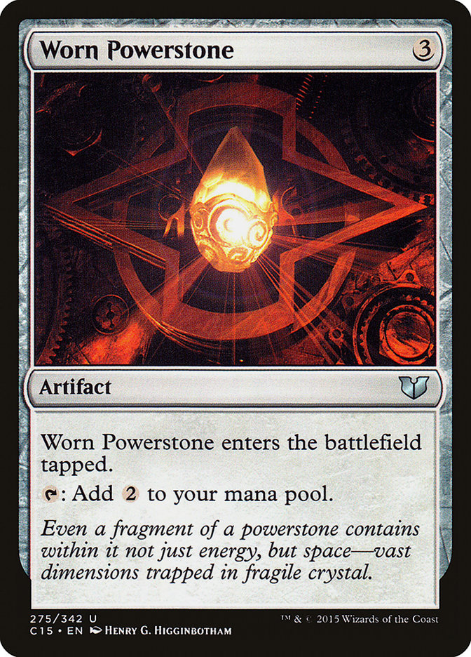 Worn Powerstone [Commander 2015] | Tables and Towers