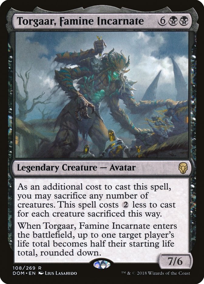 Torgaar, Famine Incarnate [Dominaria] | Tables and Towers