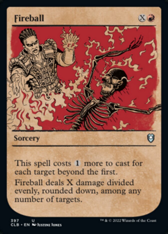Fireball (Showcase) [Commander Legends: Battle for Baldur's Gate] | Tables and Towers