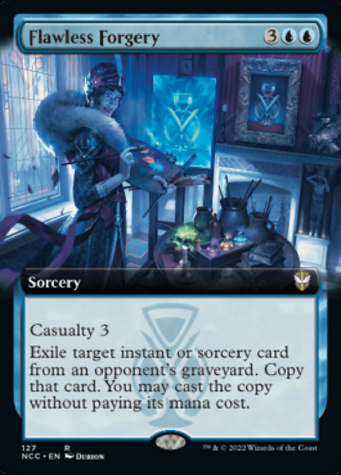 Flawless Forgery (Extended Art) [Streets of New Capenna Commander] | Tables and Towers