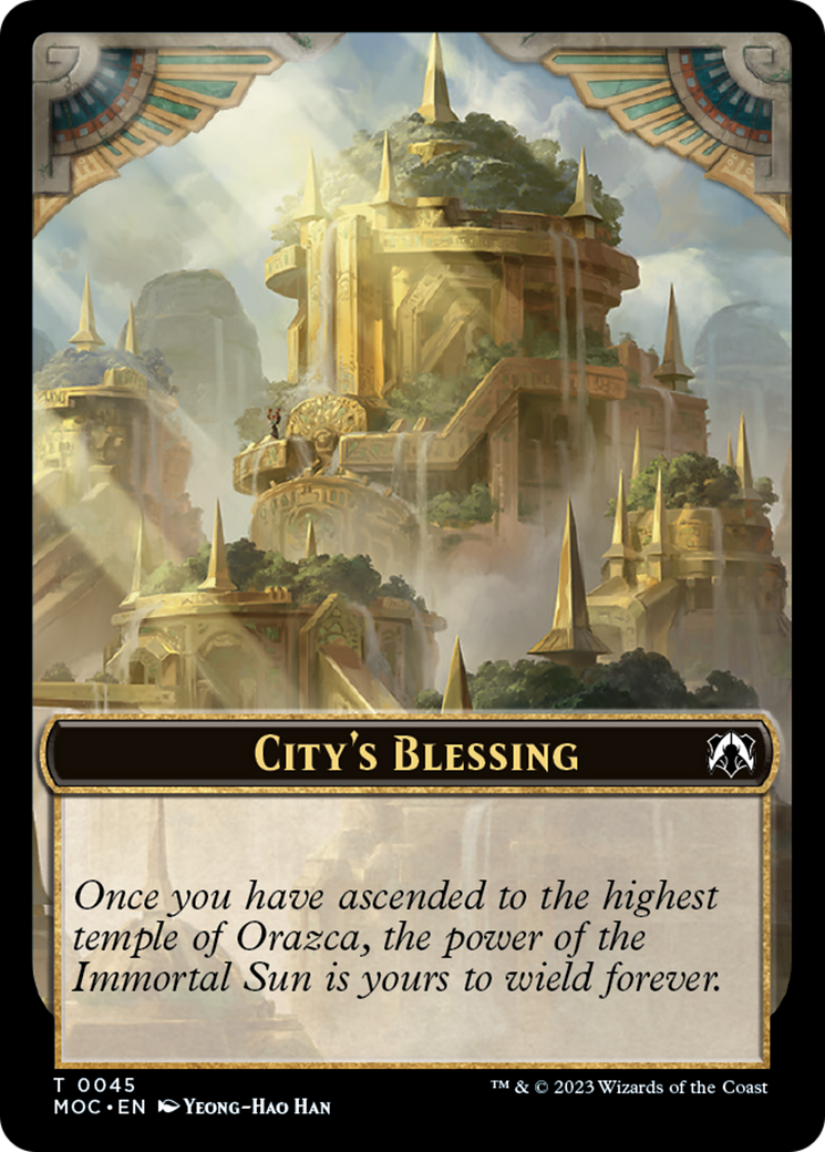 Butterfly // City's Blessing Double-Sided Token [March of the Machine Commander Tokens] | Tables and Towers