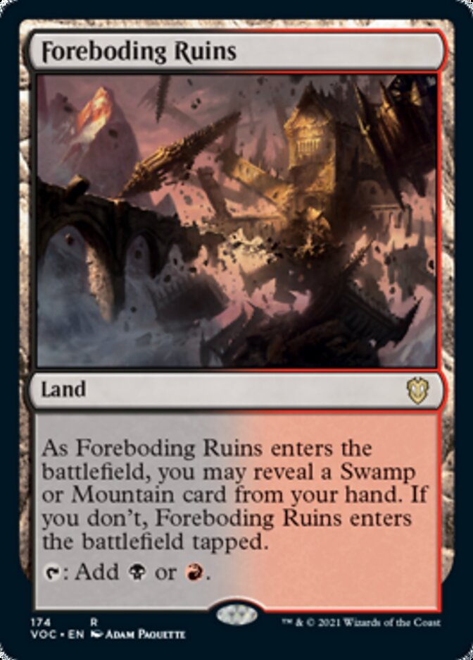 Foreboding Ruins [Innistrad: Crimson Vow Commander] | Tables and Towers