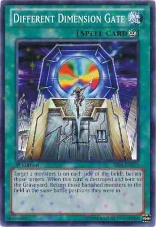 Different Dimension Gate [BP01-EN077] Starfoil Rare | Tables and Towers