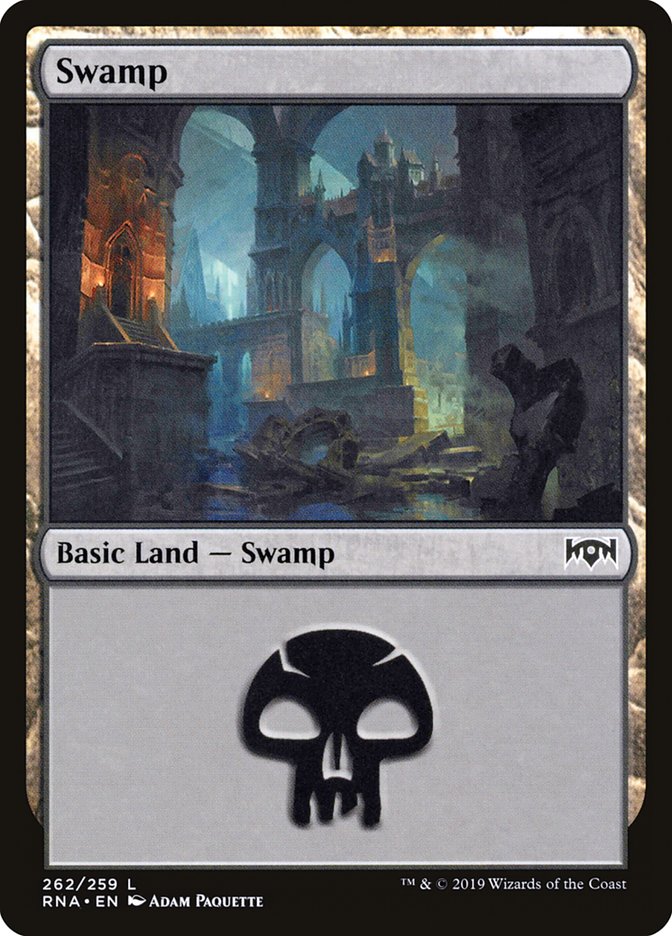 Swamp (262) [Ravnica Allegiance] | Tables and Towers