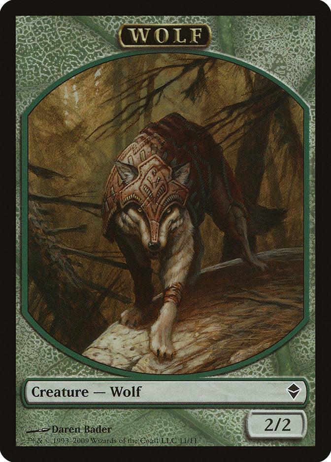 Wolf Token [Zendikar Tokens] | Tables and Towers