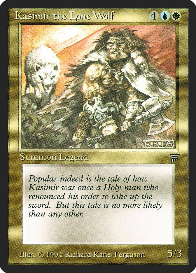 Kasimir the Lone Wolf [Legends] | Tables and Towers