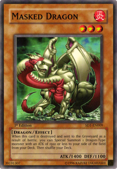 Masked Dragon [SD1-EN009] Common | Tables and Towers