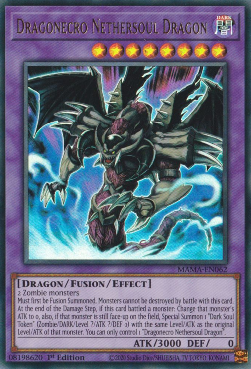 Dragonecro Nethersoul Dragon [MAMA-EN062] Ultra Rare | Tables and Towers