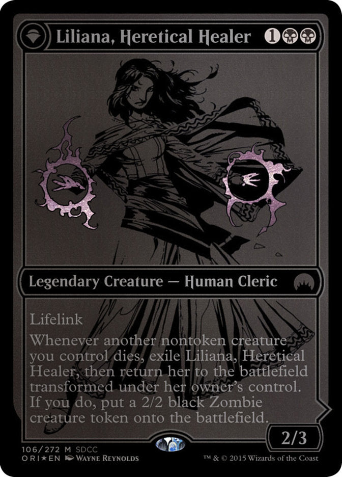 Liliana, Heretical Healer // Liliana, Defiant Necromancer [San Diego Comic-Con 2015] | Tables and Towers