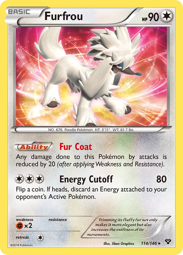 Furfrou (114/146)(Cosmos Holo) (Blister Exclusive) [XY: Base Set] | Tables and Towers