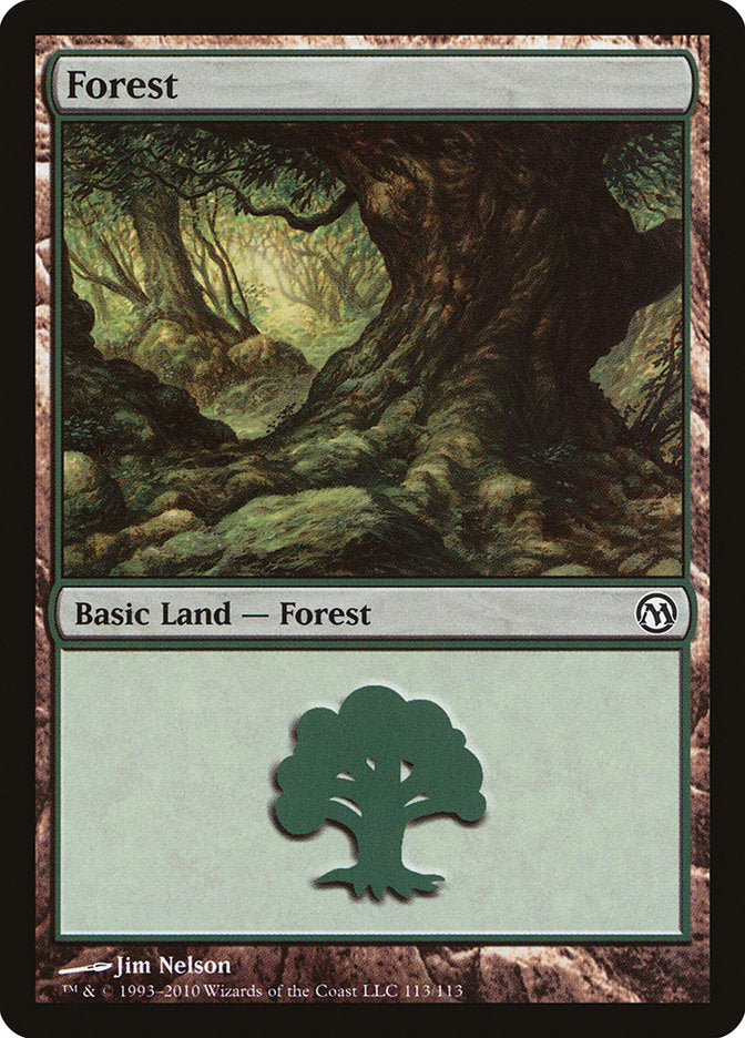 Forest (113) [Duels of the Planeswalkers] | Tables and Towers