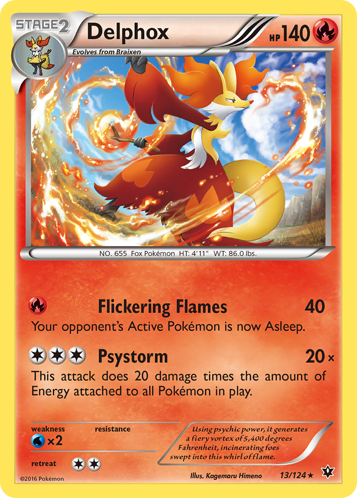 Delphox (13/124) [XY: Fates Collide] | Tables and Towers