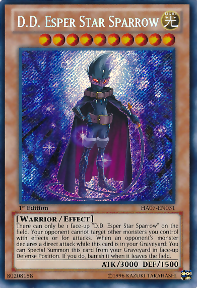 D.D. Esper Star Sparrow [HA07-EN031] Secret Rare | Tables and Towers