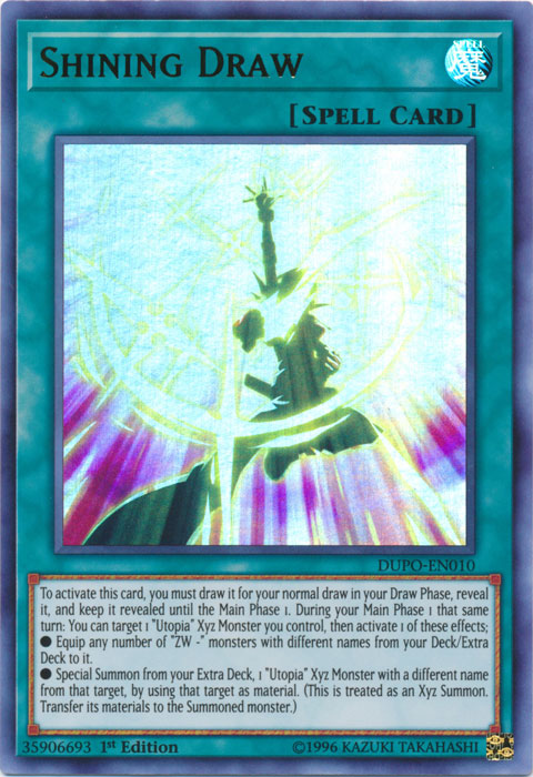 Shining Draw [DUPO-EN010] Ultra Rare | Tables and Towers