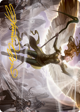 Sigarda's Splendor Art Card (Gold-Stamped Signature) [Innistrad: Midnight Hunt Art Series] | Tables and Towers