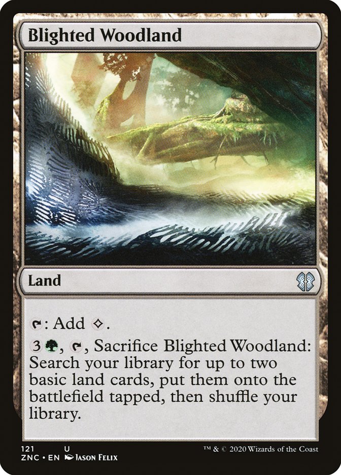 Blighted Woodland [Zendikar Rising Commander] | Tables and Towers