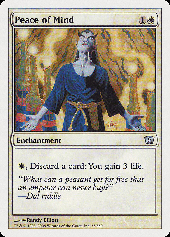 Peace of Mind [Ninth Edition] | Tables and Towers