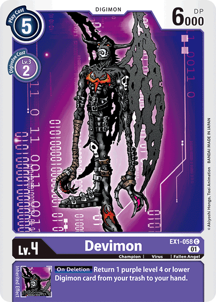 Devimon [EX1-058] [Classic Collection] | Tables and Towers