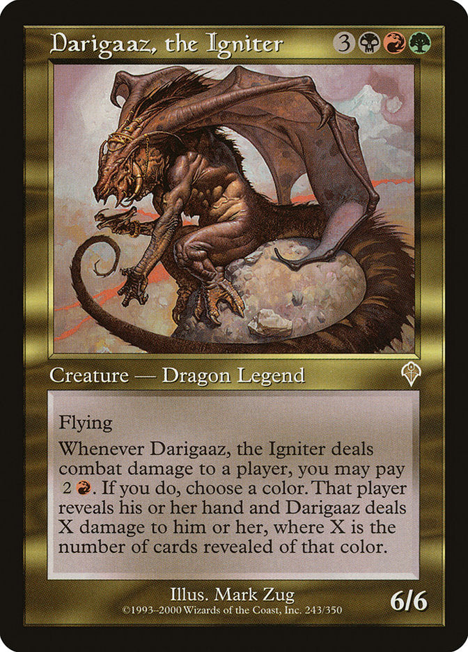 Darigaaz, the Igniter [Invasion] | Tables and Towers