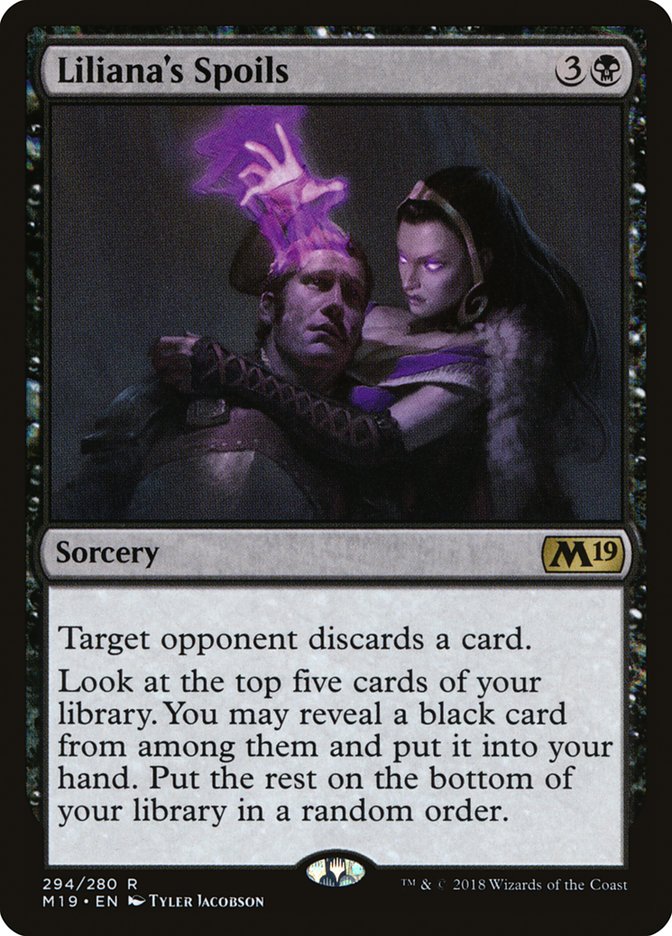 Liliana's Spoils [Core Set 2019] | Tables and Towers