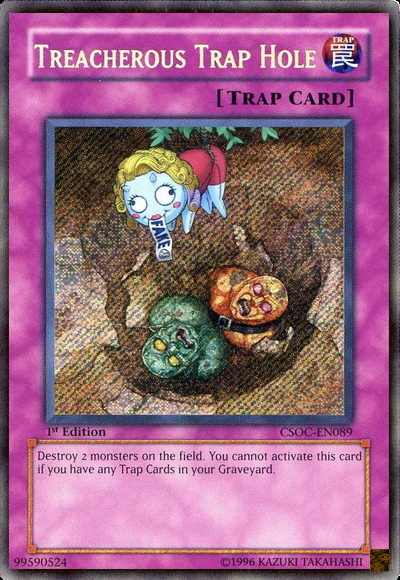 Treacherous Trap Hole [CSOC-EN089] Secret Rare | Tables and Towers