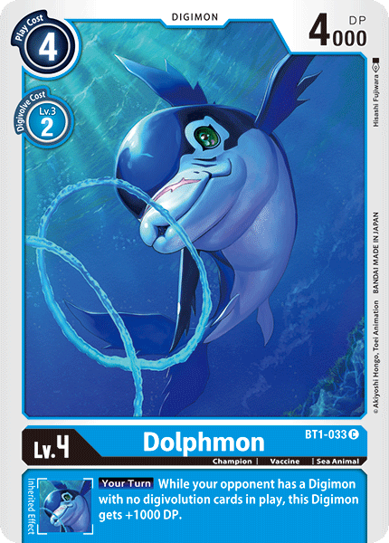 Dolphmon [BT1-033] [Release Special Booster Ver.1.0] | Tables and Towers