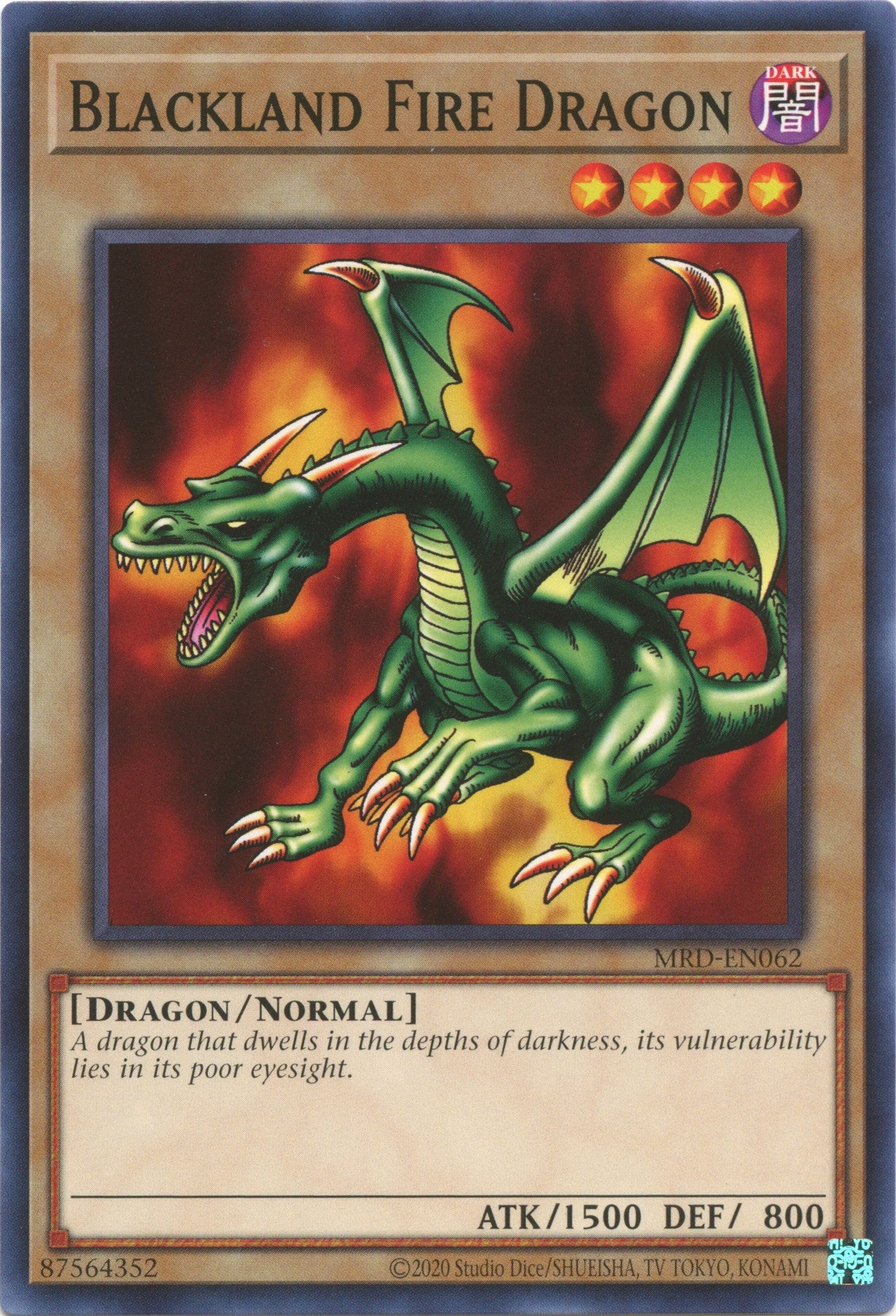 Blackland Fire Dragon (25th Anniversary) [MRD-EN062] Common | Tables and Towers