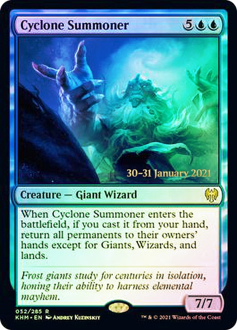 Cyclone Summoner [Kaldheim Prerelease Promos] | Tables and Towers