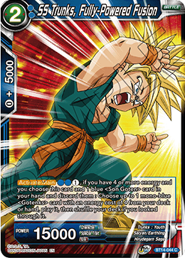 SS Trunks, Fully-Powered Fusion (BT14-044) [Cross Spirits] | Tables and Towers