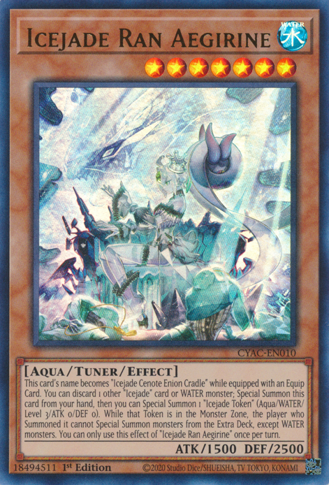 Icejade Ran Aegirine [CYAC-EN010] Ultra Rare | Tables and Towers