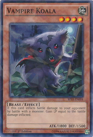 Vampire Koala [BP03-EN094] Shatterfoil Rare | Tables and Towers