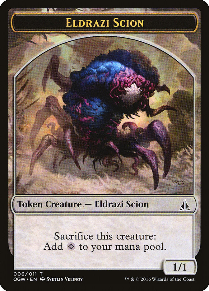 Eldrazi Scion Token (006/011) [Oath of the Gatewatch Tokens] | Tables and Towers