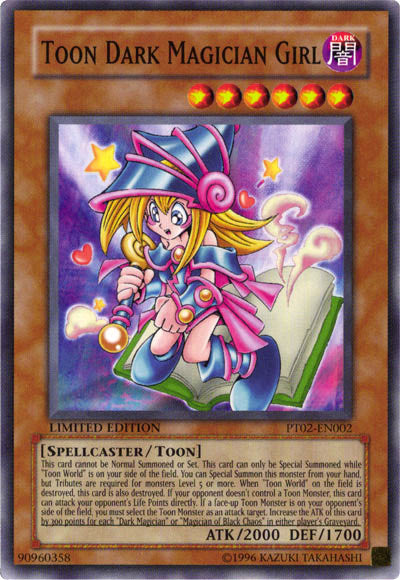 Toon Dark Magician Girl [PT02-EN002] Common | Tables and Towers