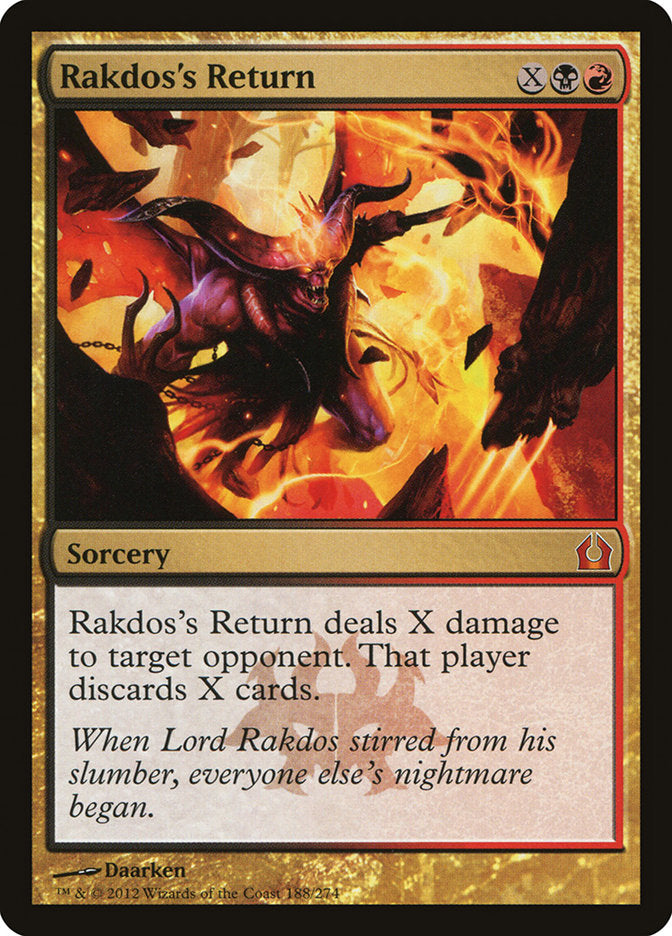 Rakdos's Return [Return to Ravnica] | Tables and Towers