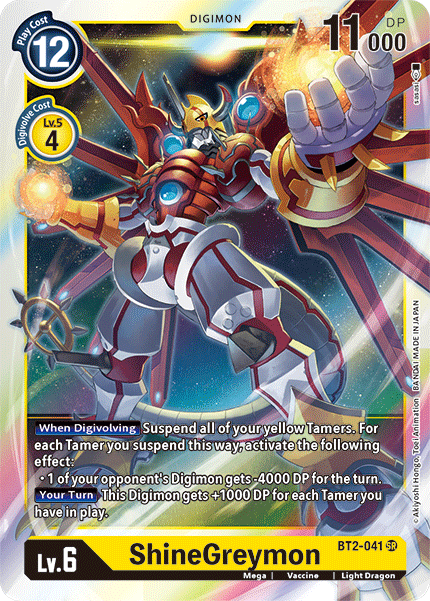 ShineGreymon [BT2-041] [Release Special Booster Ver.1.5] | Tables and Towers