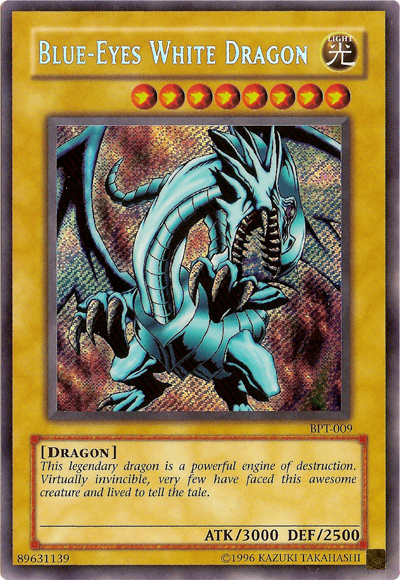 Blue-Eyes White Dragon [BPT-009] Secret Rare | Tables and Towers