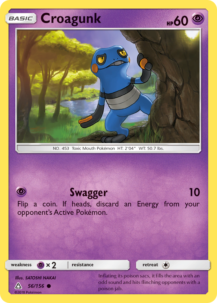 Croagunk (56/156) [Sun & Moon: Ultra Prism] | Tables and Towers