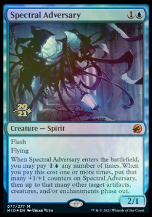 Spectral Adversary [Innistrad: Midnight Hunt Prerelease Promos] | Tables and Towers