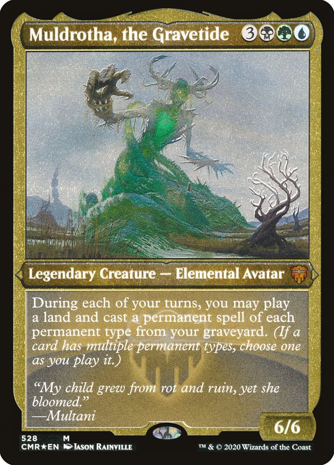 Muldrotha, the Gravetide (Etched) [Commander Legends] | Tables and Towers