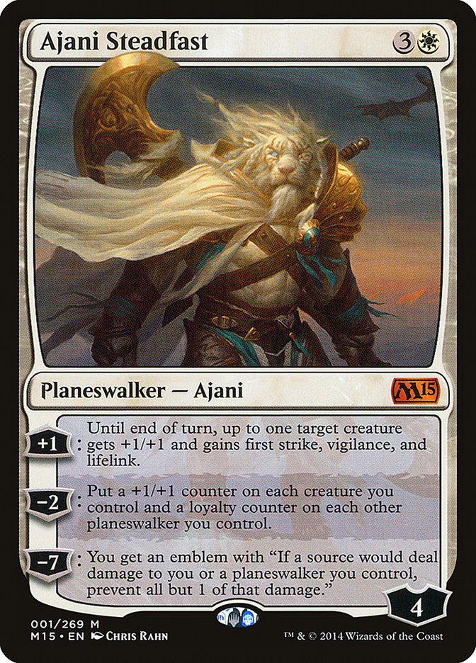 Ajani Steadfast [Magic 2015] | Tables and Towers