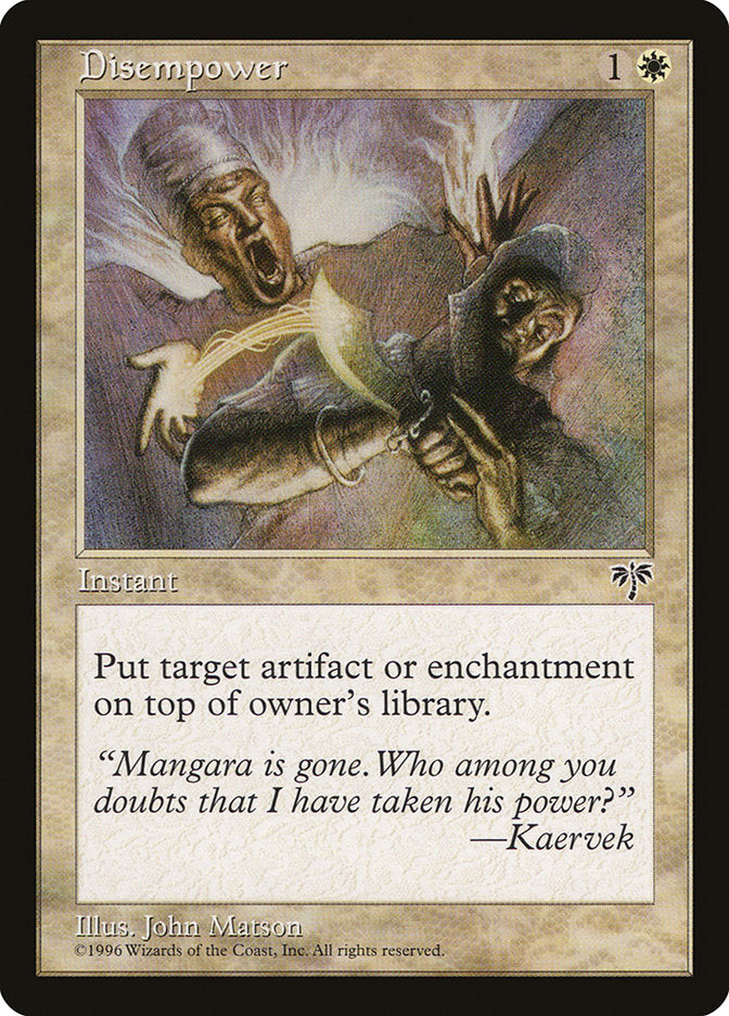 Disempower [Mirage] | Tables and Towers
