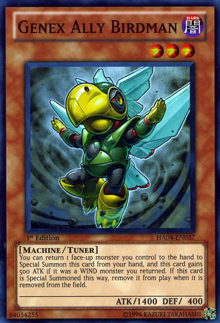 Genex Ally Birdman [HA04-EN037] Super Rare | Tables and Towers